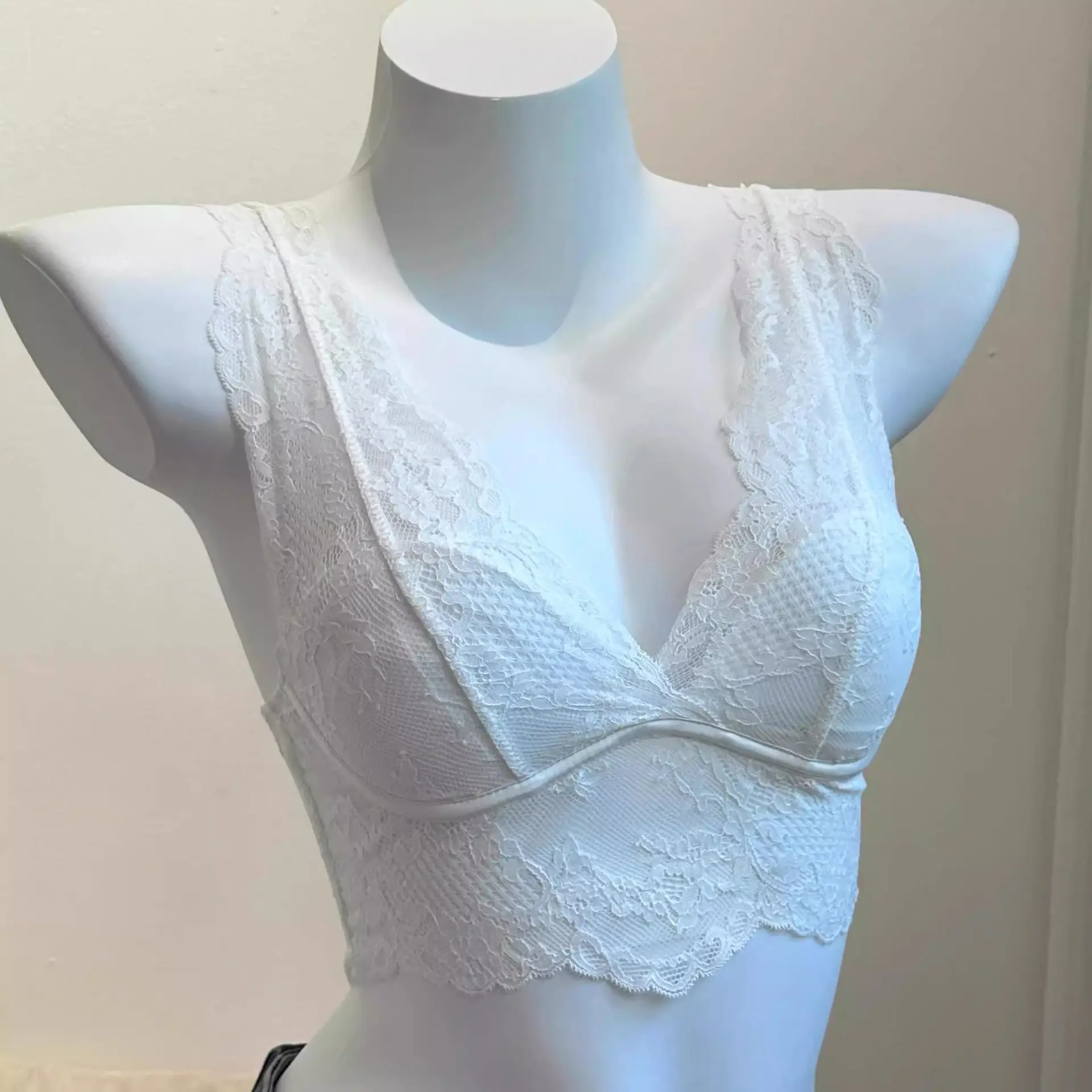 Lace V-Neck Underwear Set Women's French Style