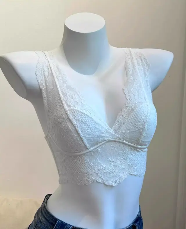 Lace V-Neck Underwear Set Women's French Style — feature 28