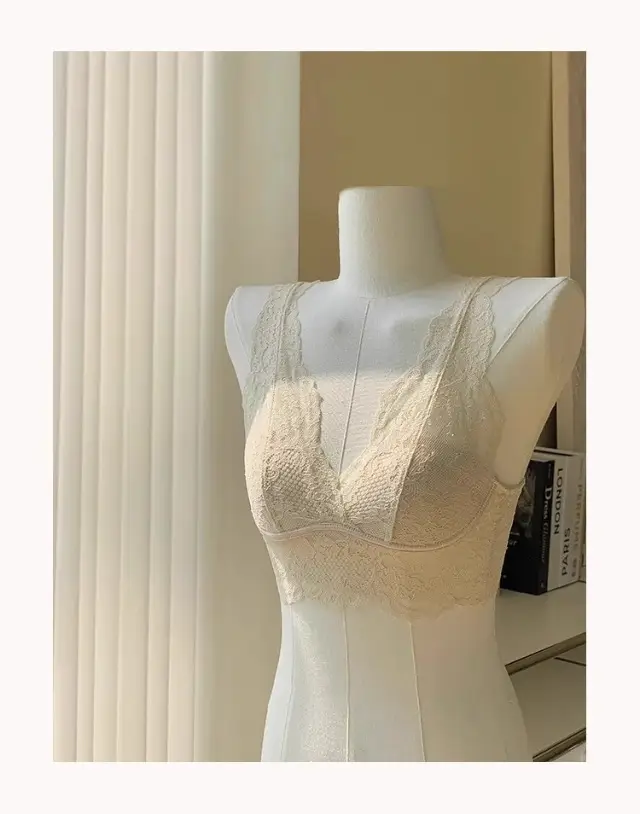 Lace V-Neck Underwear Set Women's French Style — feature 36