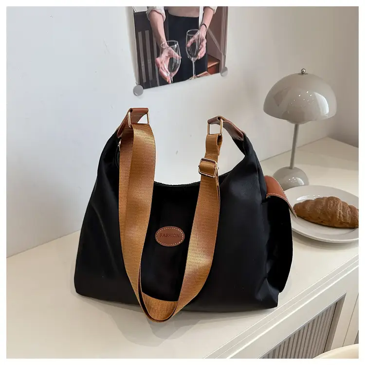 Women's Casual Nylon Shoulder Bag Beige 2025 Summer — feature 19