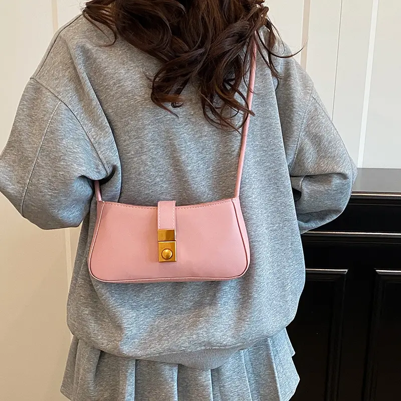 Korean Style Beige Crossbody Bag for Women - Image 8