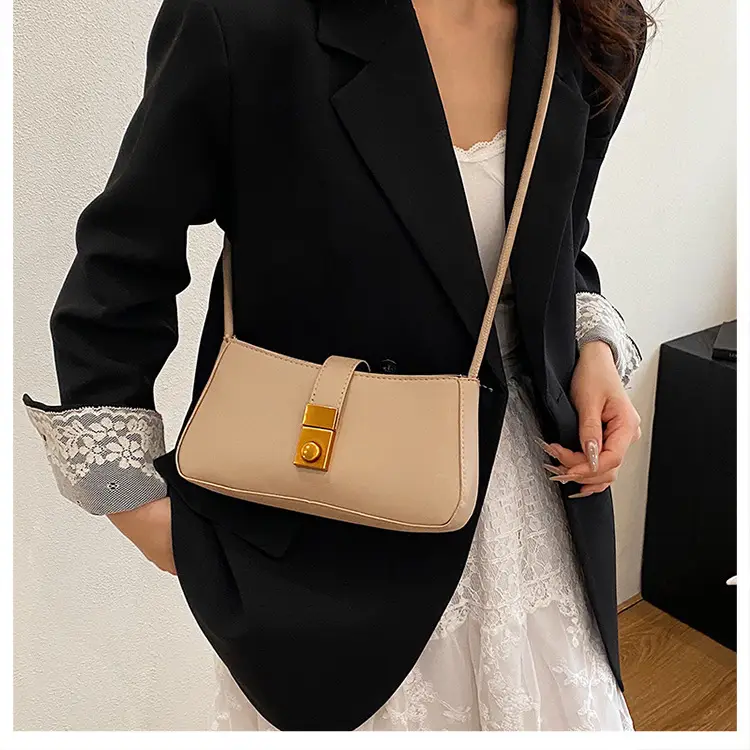 Korean Style Beige Crossbody Bag for Women — feature 8