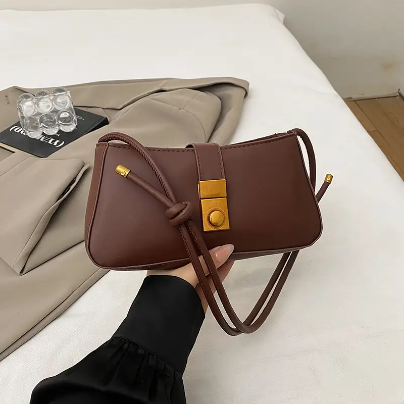 Korean Style Beige Crossbody Bag for Women - Image 4
