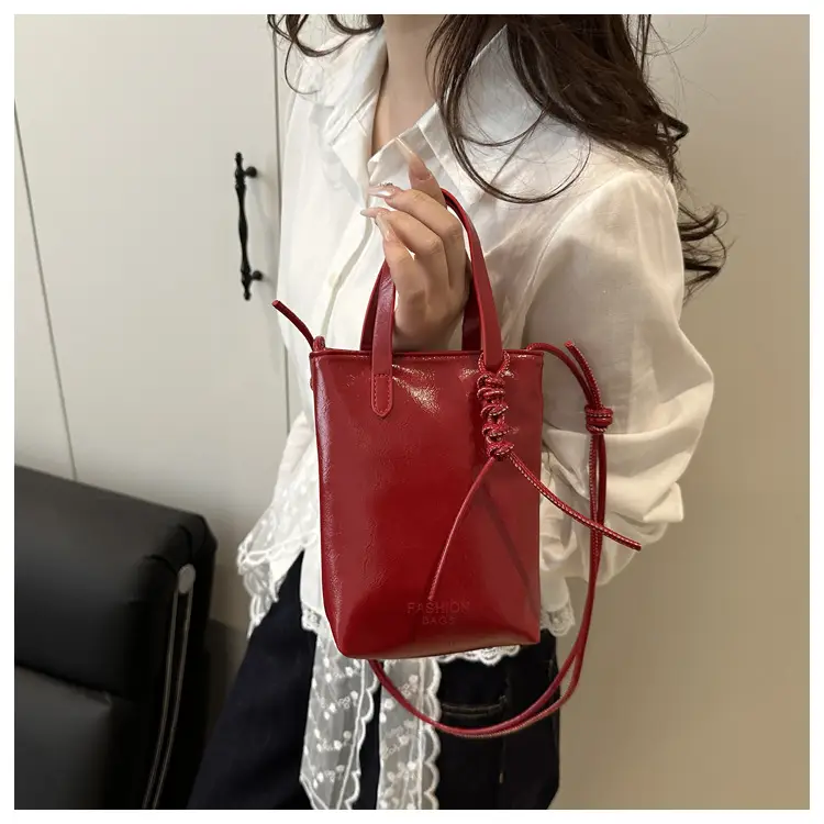 Red Textured Shoulder Bag for Women 2025 — feature 29
