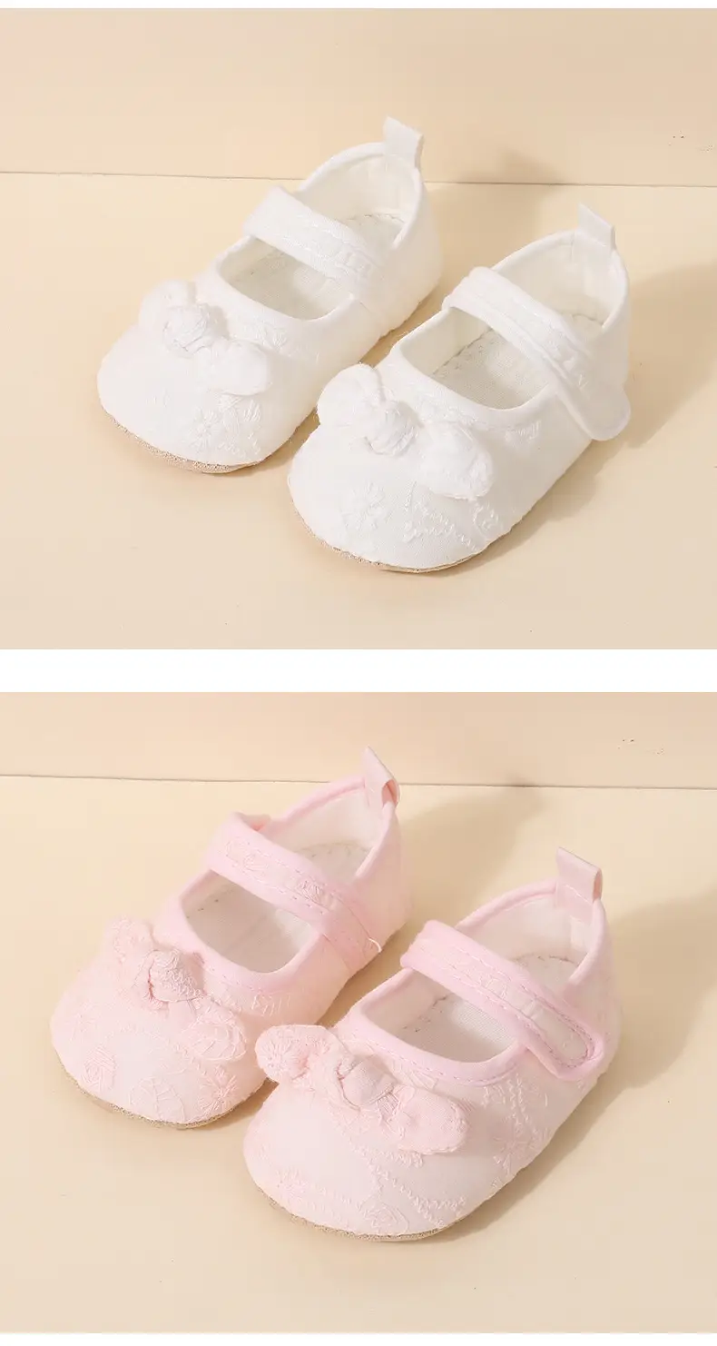 Baby Shoes Spring and Autumn June-December Cloth Slip-proof Female Treasure Princess Shoes Baby Toddler Shoes Soft Sole Strap Floor Children's Shoes — feature 9