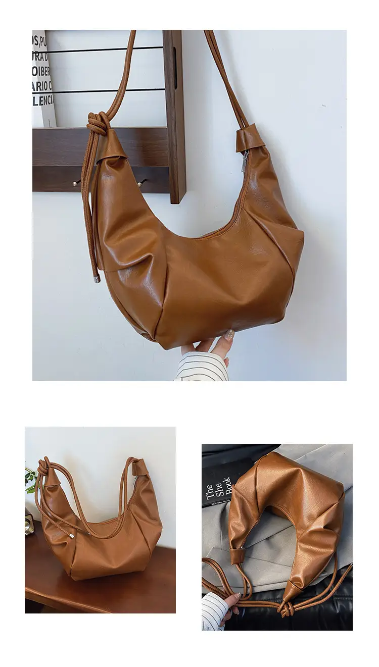 Retro Korean Style Brown Leather Handbag 2025 — feature 22