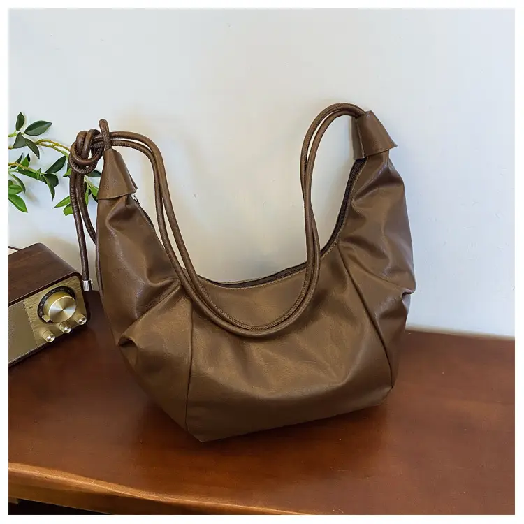 Retro Korean Style Brown Leather Handbag 2025 — feature 29