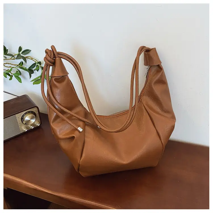 Retro Korean Style Brown Leather Handbag 2025 — feature 31