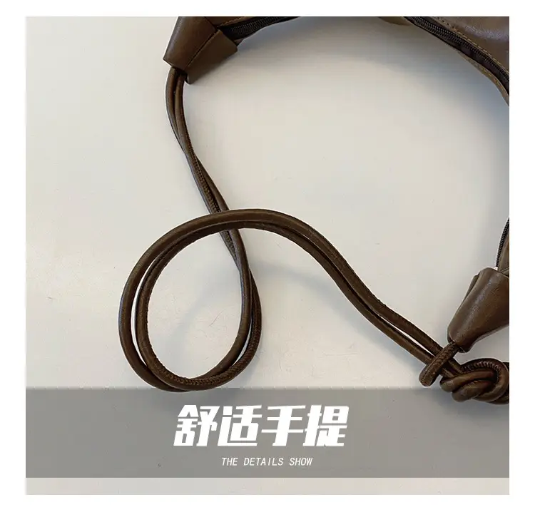 Retro Korean Style Brown Leather Handbag 2025 — feature 5