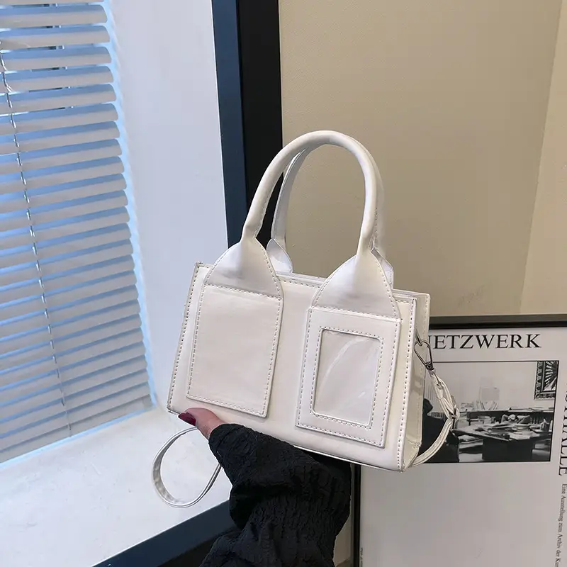 White Square Shoulder Bag for Women 2025 - Image 5