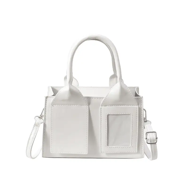 White Square Shoulder Bag for Women 2025 - Image 9