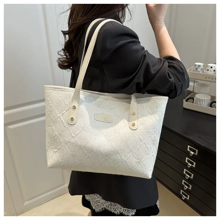 Pink Quilted Women's Tote Bag 2025 New Style — feature 14