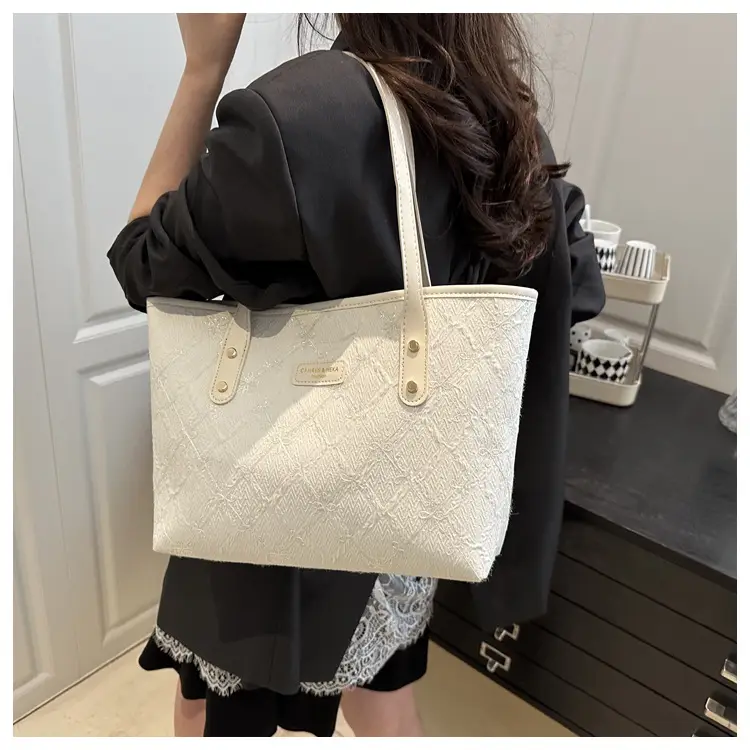 Pink Quilted Women's Tote Bag 2025 New Style — feature 15