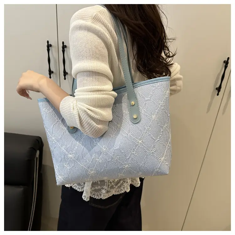 Pink Quilted Women's Tote Bag 2025 New Style — feature 18