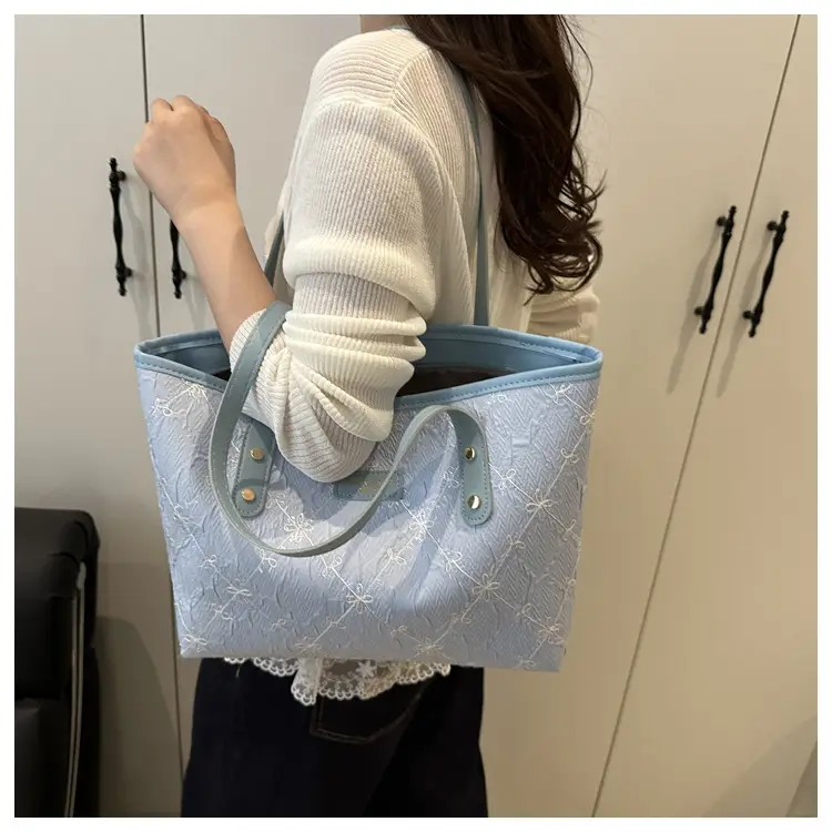 Pink Quilted Women's Tote Bag 2025 New Style — feature 19