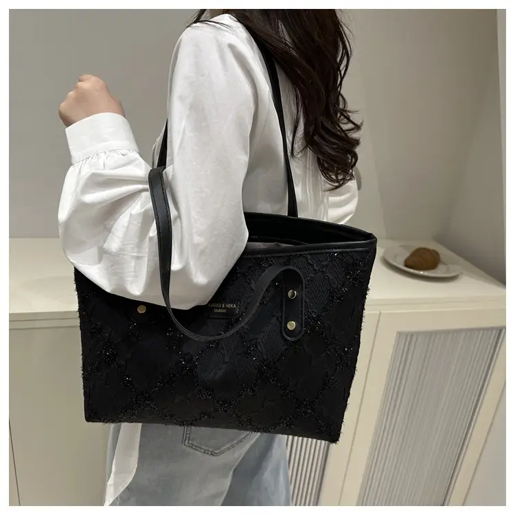 Pink Quilted Women's Tote Bag 2025 New Style — feature 29