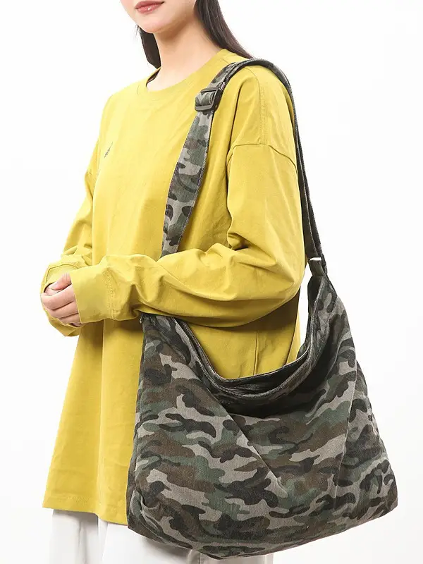 Camouflage Crossbody Bag Large Capacity Women Casual - Image 5