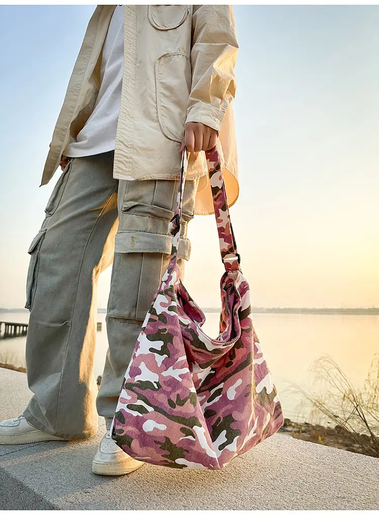 Camouflage Crossbody Bag Large Capacity Women Casual — feature 11