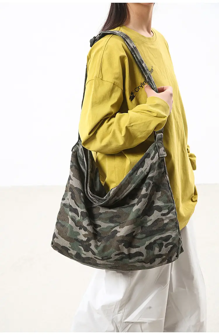 Camouflage Crossbody Bag Large Capacity Women Casual — feature 12