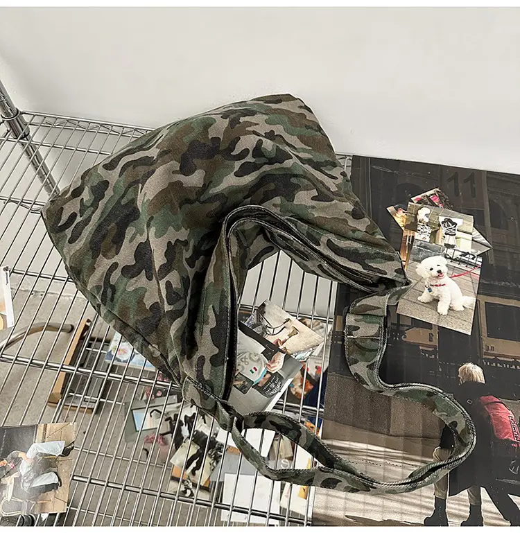 Camouflage Crossbody Bag Large Capacity Women Casual — feature 17