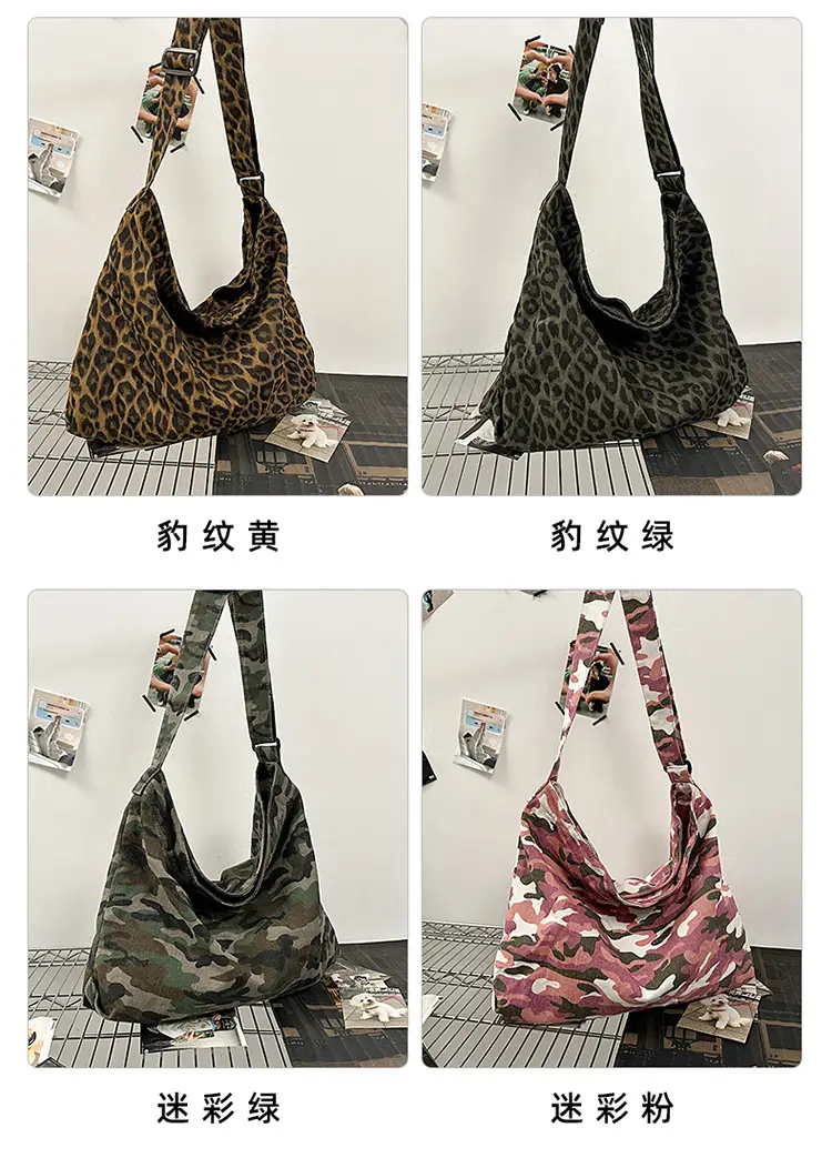 Camouflage Crossbody Bag Large Capacity Women Casual — feature 2