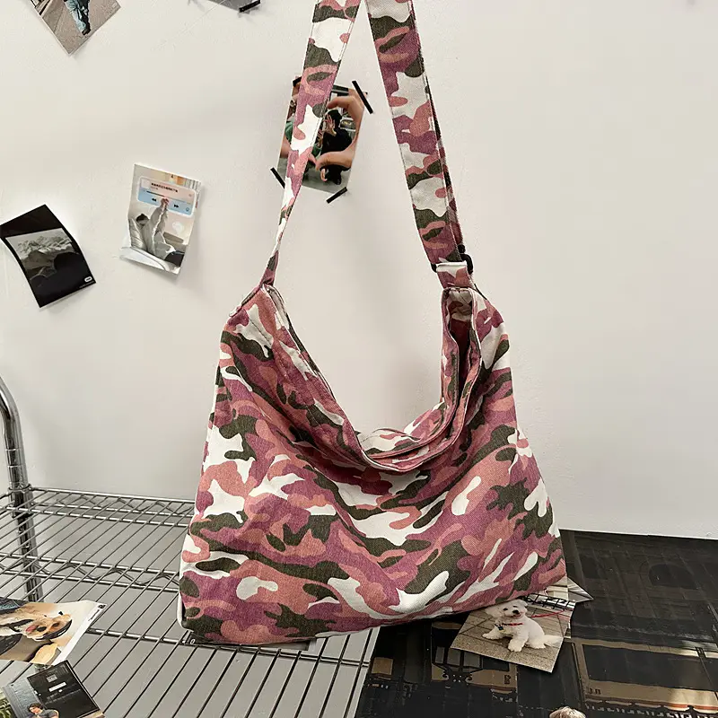 Camouflage Crossbody Bag Large Capacity Women Casual - Image 4
