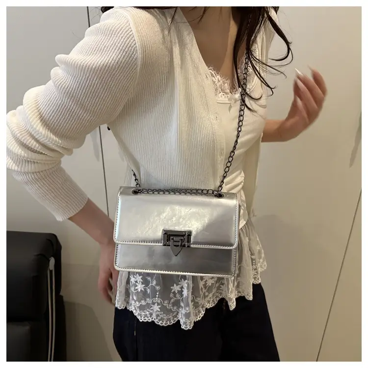 Orange Lock Chain Crossbody Bag for Women 2025 — feature 27