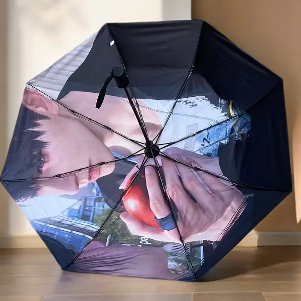 Portable 30% Full-Auto Umbrella Black UV Sunscreen