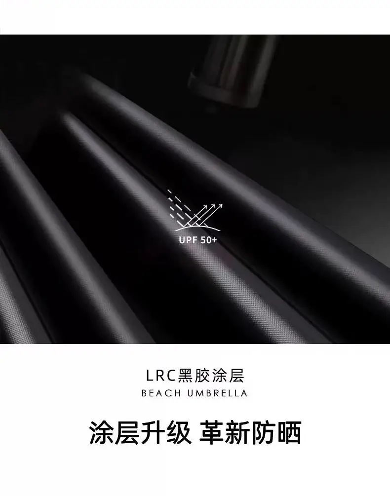 Portable 30% Full-Auto Umbrella Black UV Sunscreen — feature 4