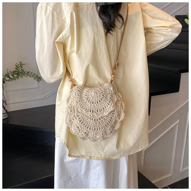 Women's Knitted Crossbody Bag for Summer Vacation — feature 11