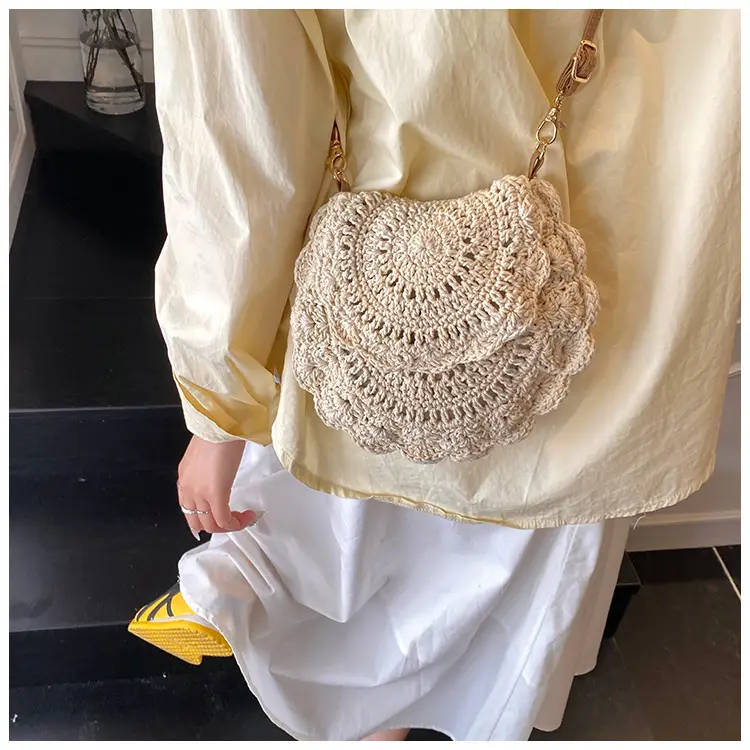 Women's Knitted Crossbody Bag for Summer Vacation — feature 12