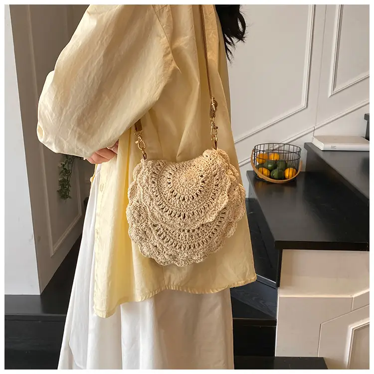 Women's Knitted Crossbody Bag for Summer Vacation — feature 14