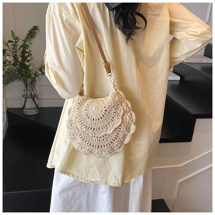 Women's Knitted Crossbody Bag for Summer Vacation — feature 15