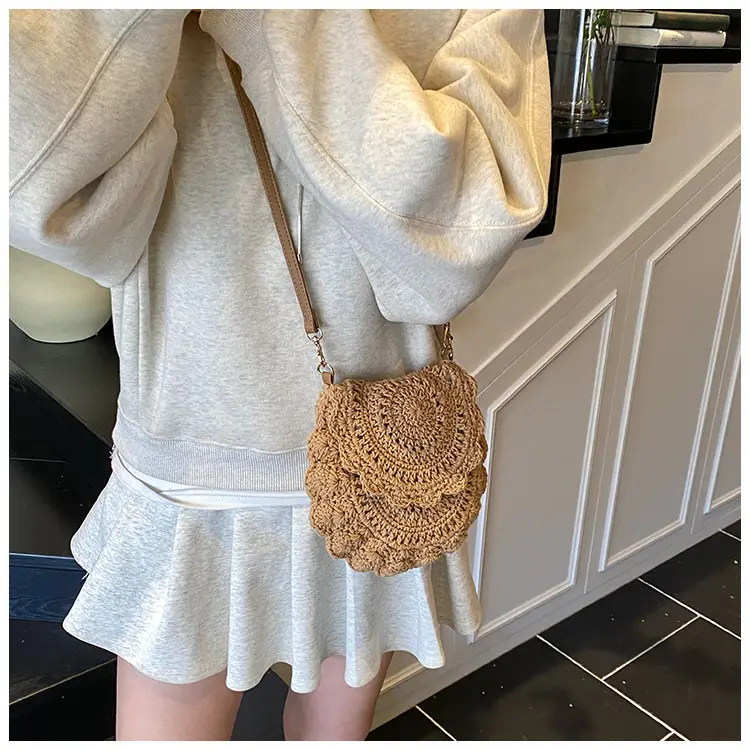 Women's Knitted Crossbody Bag for Summer Vacation — feature 17