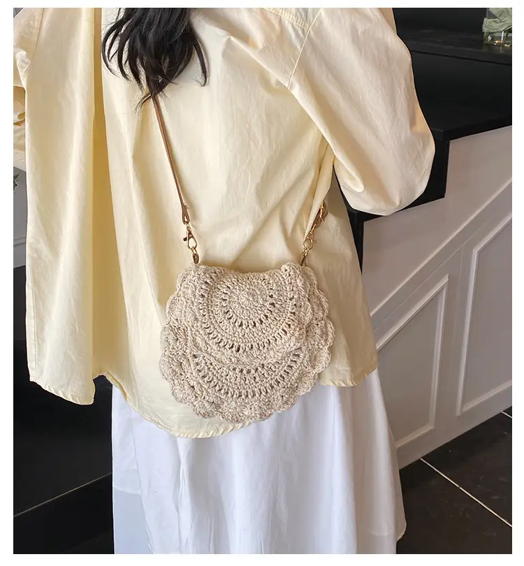 Women's Knitted Crossbody Bag for Summer Vacation — feature 3