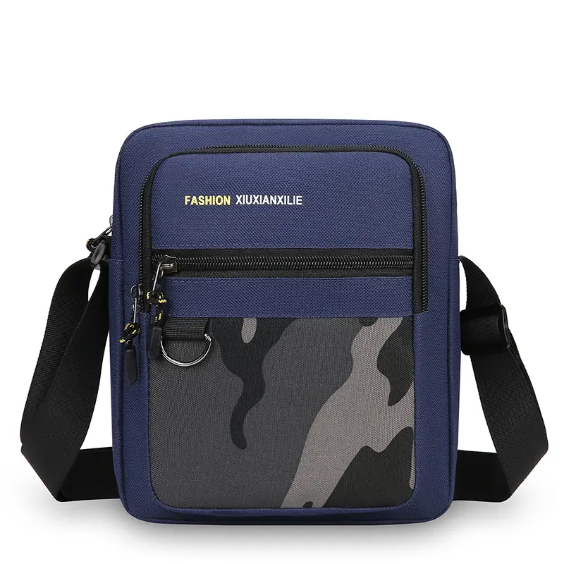 Men's Waterproof Oxford Shoulder Bag Green Black - Image 19