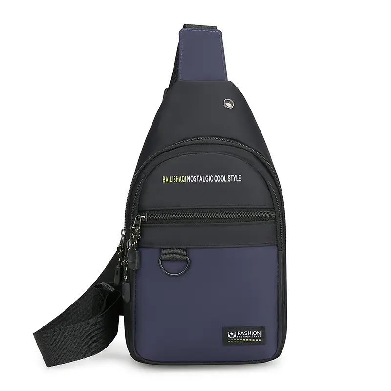 Men's Waterproof Oxford Shoulder Bag Green Black - Image 23