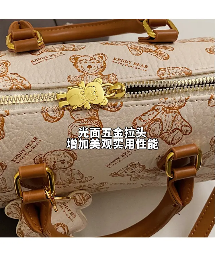 Women's Printed Crossbody Bag with Leather Handles — feature 6