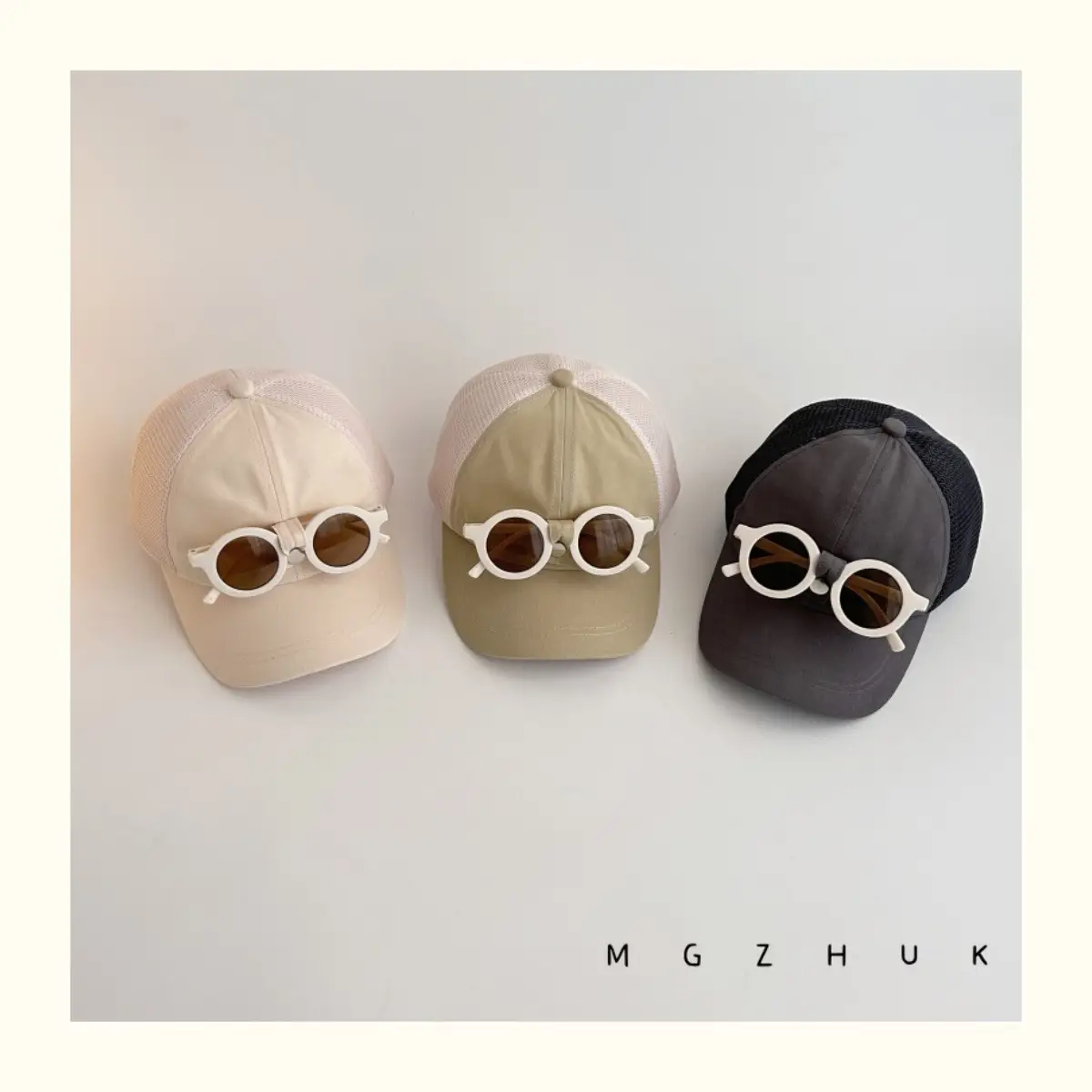Children's Cotton Cap with Glasses for Boys Girls Spring Autumn — feature 2