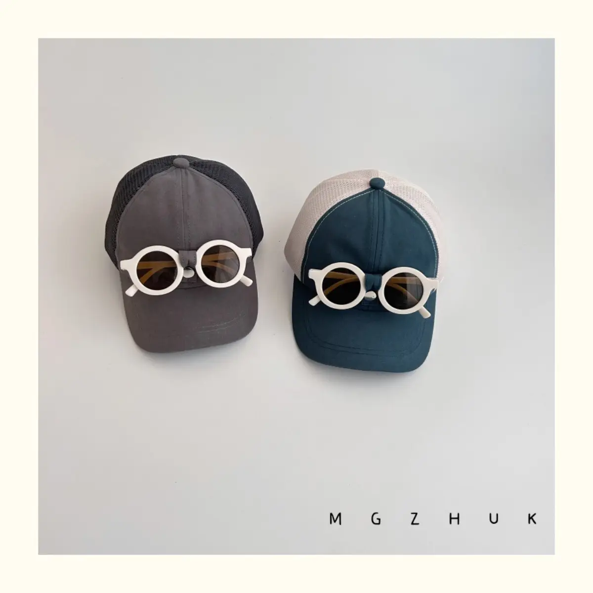 Children's Cotton Cap with Glasses for Boys Girls Spring Autumn — feature 3
