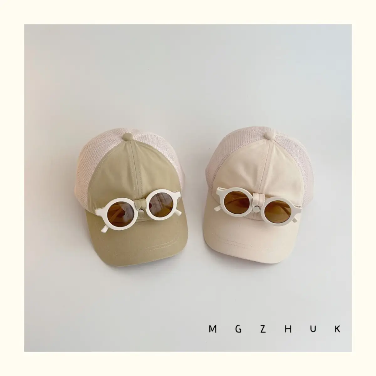 Children's Cotton Cap with Glasses for Boys Girls Spring Autumn — feature 5