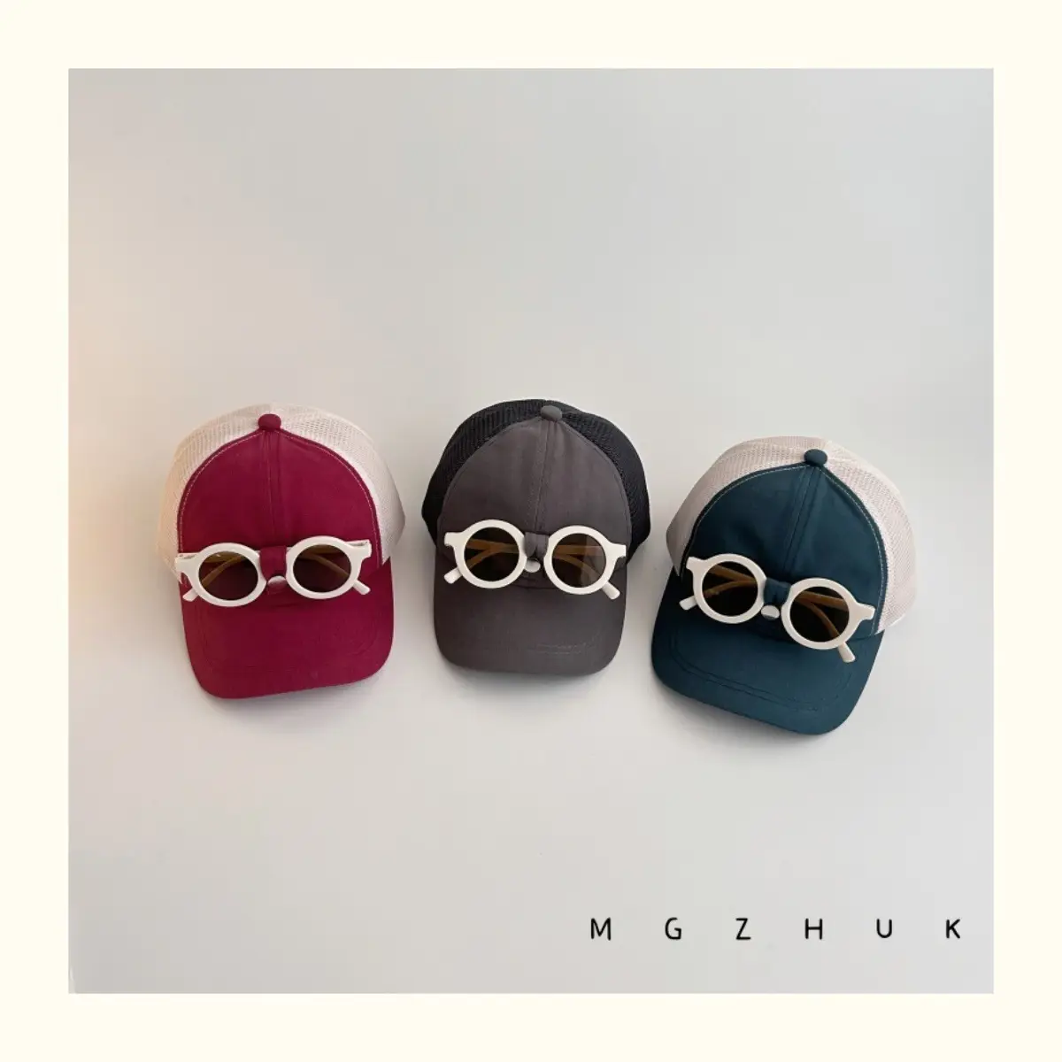 Children's Cotton Cap with Glasses for Boys Girls Spring Autumn — feature 6