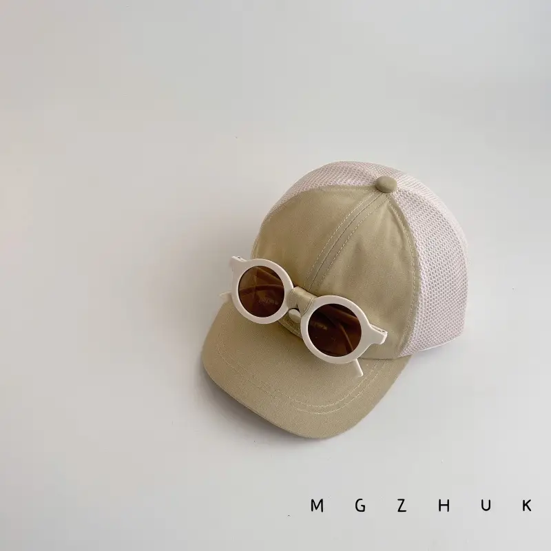 Children's Cotton Cap with Glasses for Boys Girls Spring Autumn