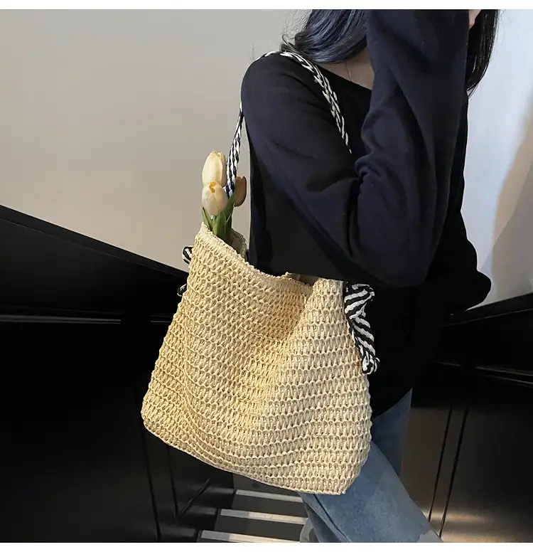 Straw Woven Shoulder Bag for Women 2026 New Style — feature 17