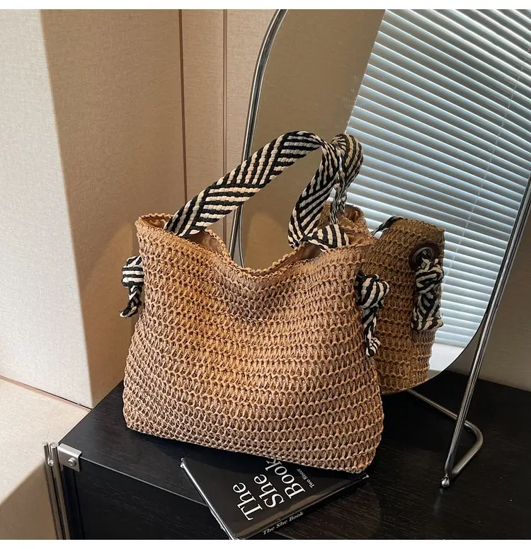 Straw Woven Shoulder Bag for Women 2026 New Style - Image 2