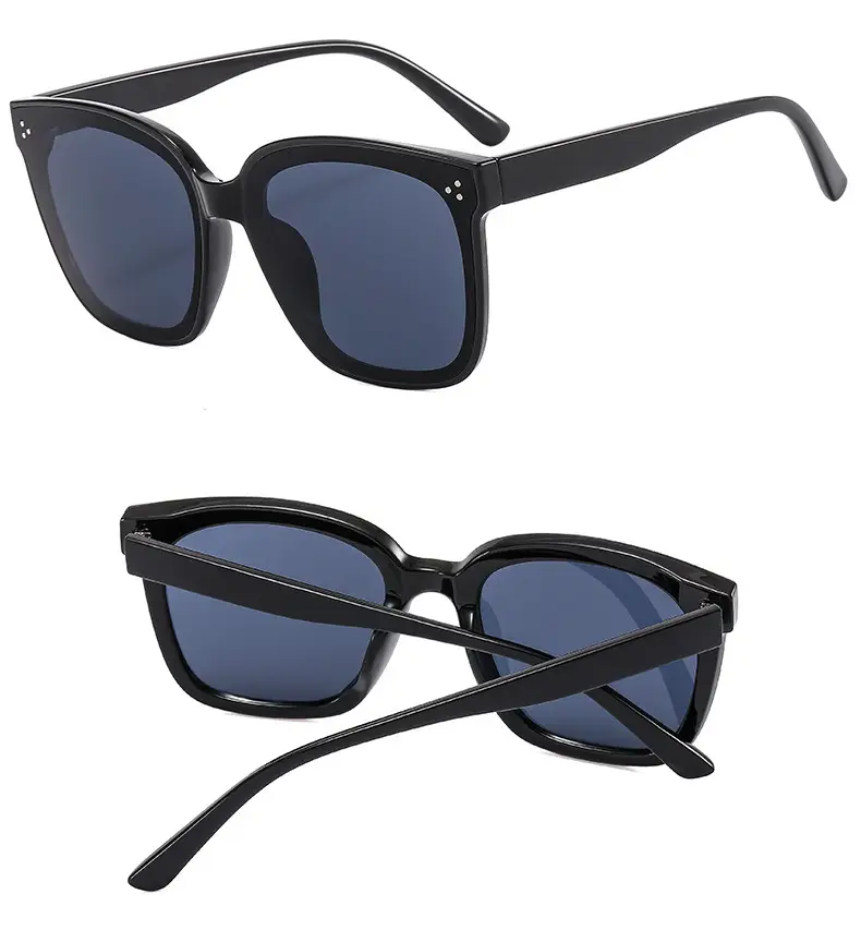 Black Square UV Sunglasses for Men Women — feature 2