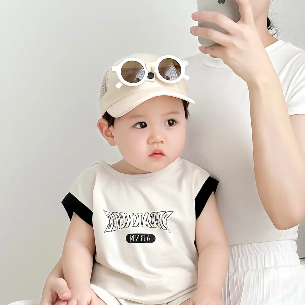 Baby Sun Hat with Sunglasses Korean Style Detachable — feature 5