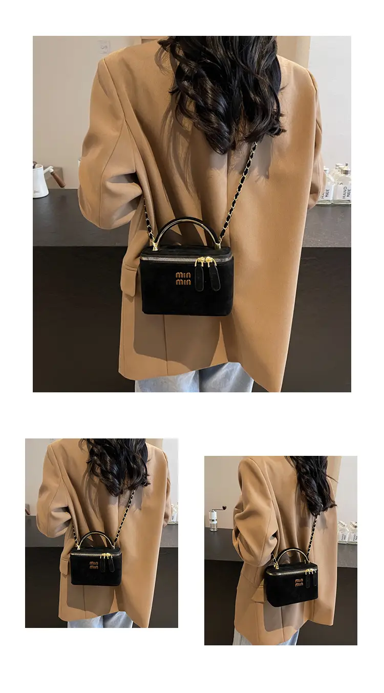2025 New Minnotti Brown Suede Shoulder Bag — feature 13