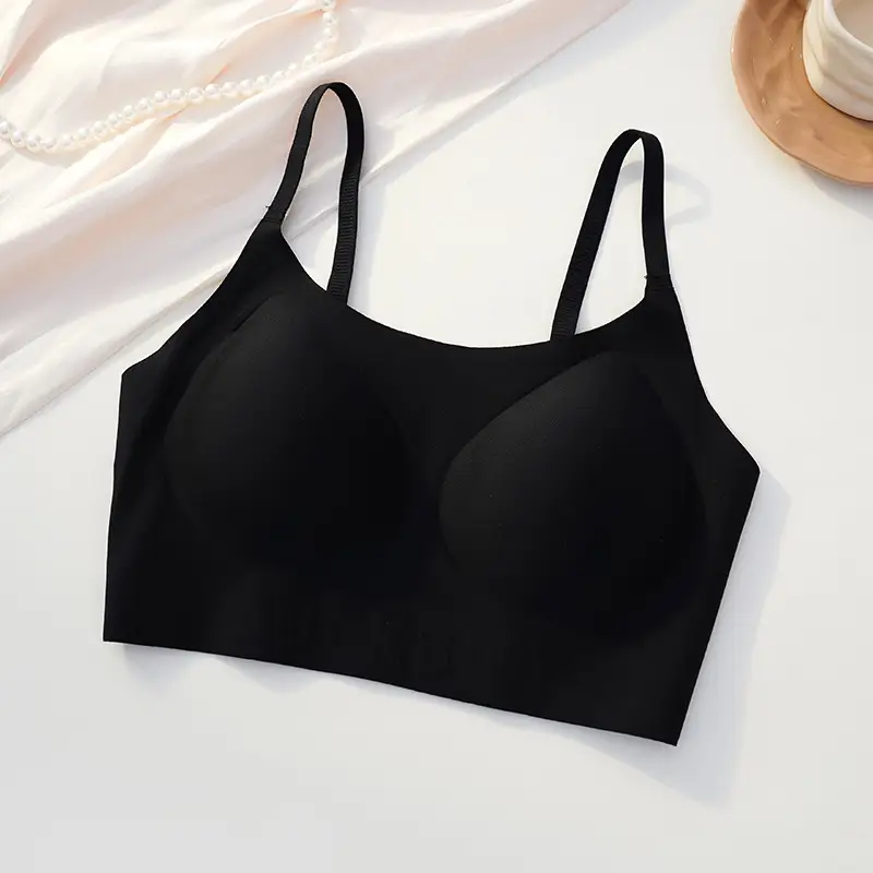 Xingjia Same-style Invisible Seamless Liquid Foundation Underwear Women's Special Tone Skin Color Comfortable White T Non-transparent Bra
