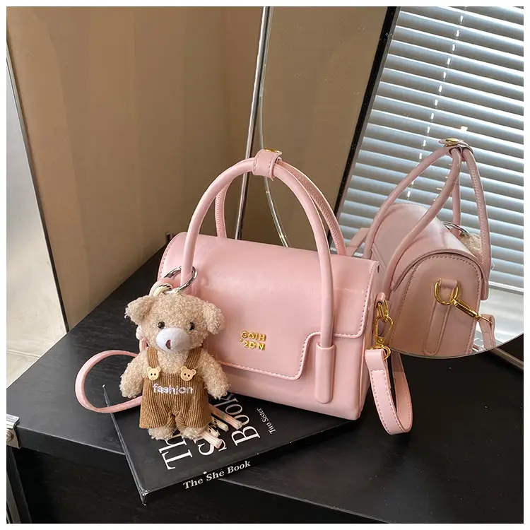 Pink Leather Shoulder Bag for Women 2026 — feature 43
